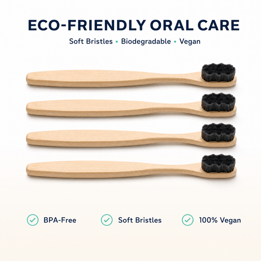 DENTLABS+ Eco Bamboo Toothbrush Set